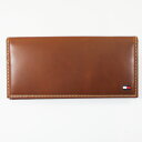 トミーヒルフィガー牛革 長財布 31TL19X013 (TAN)/送料無料