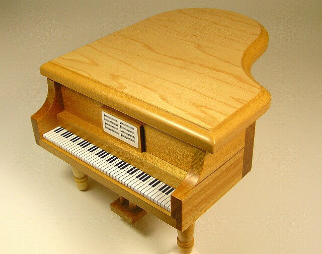 ピアノ型オルゴール　18弁オルゴール内臓　ナチュラル　（（日本製：東洋音響）YK-GP-4...:morinouta:10001579