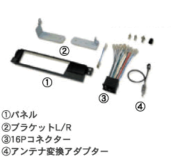 Kanatechs（カナック）　GE-BM103　BMW 3シリーズ インストールキット CAN-Busなし