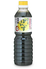 伊賀越 天然醸造醤油伊賀越　本城北海道昆布1本シリーズゆず山のぽんず500ml　ペットボトル