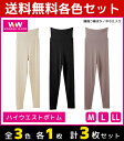 3色1枚ずつ 送料無料3枚セット WONDER WARM 背なか極ぽか ハイウエストボトム レギンス グンゼ GUNZE パンツ 防寒インナー 温感 | 温かい あたたかい 冷え対策 婦人スラックス下 レディースインナー 女性下着 婦人肌着 暖かい インナー あったかインナー