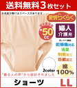 送料無料3枚セット 愛情らくらく 着替えらくらく肌着 介護ウェア ショーツ 失禁パンツ