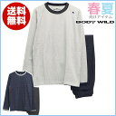 送料無料 BODYWILD ボディワイルド メンズホームウェア 上下セット グンゼ GUNZE パジャマ ルームウエア ナイトウエア ボディーワイルド BODY WILD | モテ下着 メンズパジャマ ボディ ワイルド 男性 紳士