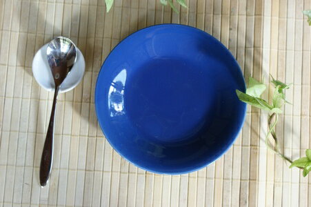 【地中海の青】小皿1枚　【salesaletoukai001】地中海のような深いブルーです。