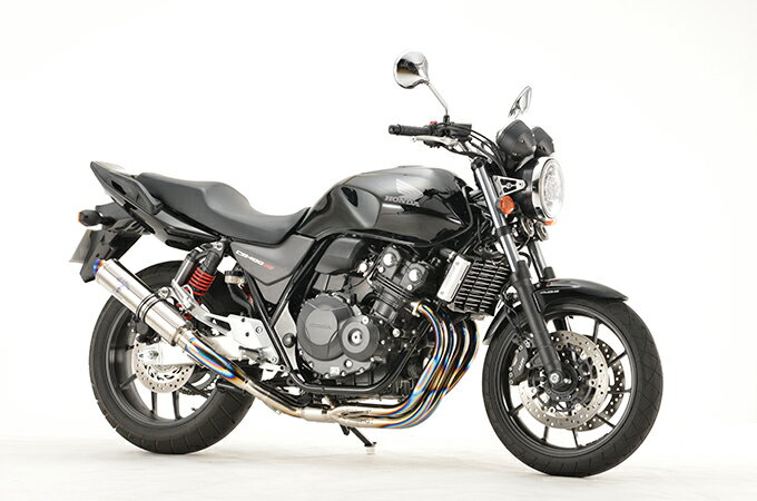 r’s gear CB400SF/SB ［2BL-NC42］ （18年〜） ワイバン クラシックR フルエキゾースト マフラー チタンポリッシュ MH34-S1CT