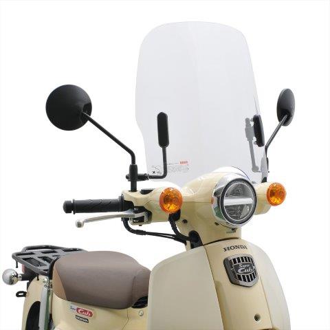 【抽選で最大100％ポイントバック】af アフ 旭風防 ウインドシールド CUB-F3 スーパーカブ110(8BJ-JA59)/スーパーカブ110(2BJ-JA44)/スーパーカブ50(2BH-AA09)