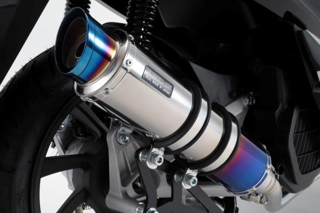 【抽選で最大100％ポイントバック】BEAMS ビームス R-EVO2 ヒートチタンサイレンサー 政府認証 車種：HONDA PCX125 2018~ 2BJ-JF81 G179-54-007