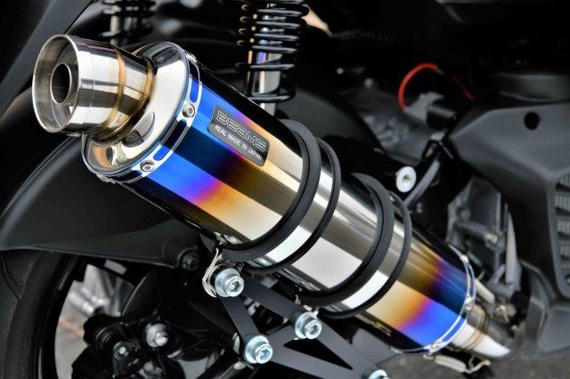 【抽選で最大100％ポイントバック】BEAMS ビームス R-EVO ヒートチタンサイレンサー 政府認証 車種：YAMAHA シグナスグリファス 2021~ G266-53-007