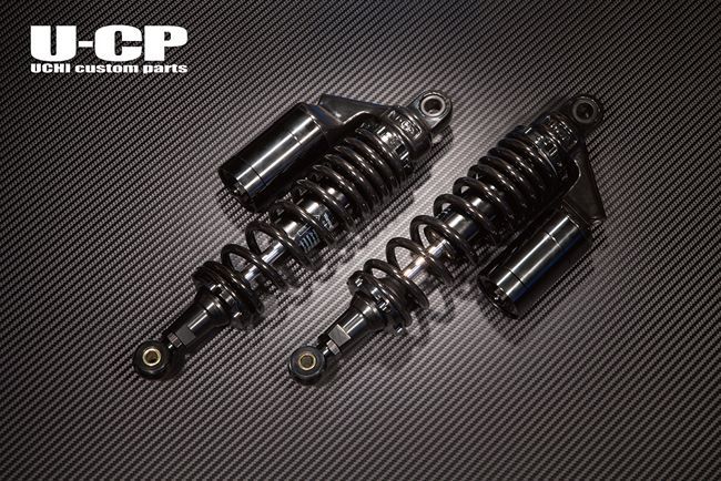 【抽選で最大100％Pバック】U-CP(ユーシーピー) ローダウンリアサスペンション(ブラック＆ブラック) HONDA GB350 (NC59) : GB350S (NC59) UCSUT32BKBKHO108