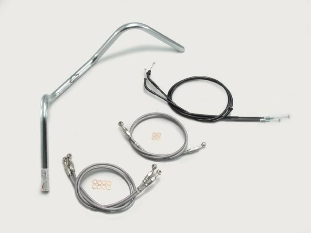 【抽選で最大100％ポイントバック】 HARRICANE ハリケーン 200アップ1型 ハンドルSET CB1300SB(05~09 ABS無し車) クロームメッキ H002-010C