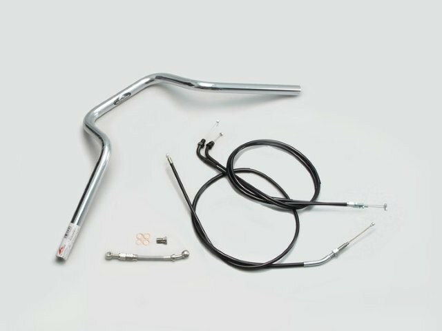 【抽選で最大100％ポイントバック】 HARRICANE ハリケーン クォーター4型 ハンドルSET CB400SB(14-21 ABS車) クロームメッキ H026-904C