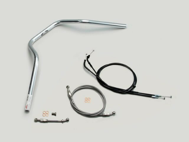 【抽選で最大100％ポイントバック】 HARRICANE ハリケーン POLICE 4型 ハンドルSET CB1300SB(10~13 ABS車) クロームメッキ H037-068C
