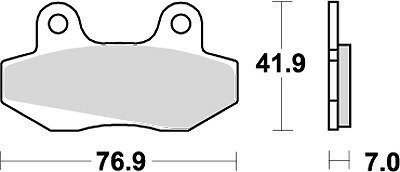 KITACO キタコ SBSブレーキパッド E103(551) NSR50/80 -92 777-0103000