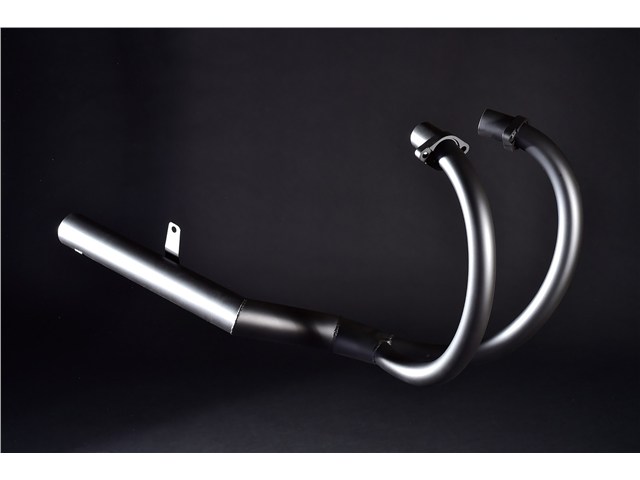 M-TEC中京 エムテック中京 ハンドメイドショート管 ホークII アルミフランジ BK 二曲 ※BEETタイプ MRS-REH40-11B
