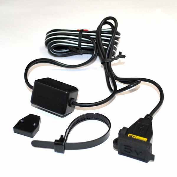 【即納可】 ニューイング NSMS-004 バイク用 防水USBアダプター USBステーション モバイルフォン ナビ レーダー探知機用電源に