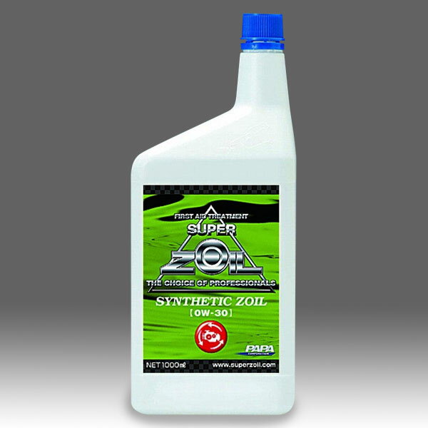 ZOIL ゾイル SYZ1L30 SYNTHETIC ZOIL ゾイル 0W-30　油膜＋金属表面改質（100％化学合成オイル） 1000ml