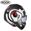 【ルーフ/ROOF】BOXER V8 TARGET ボクサー ターゲット ホワイト×レッド×ブラック システムヘルメット バイク【送料無料】 ギフト