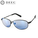 【ディーク/DEEC】DAYTONA Matte Black(#1907)×Blue Mirror ドライビング サングラス チタンフレーム 日本製 鯖江