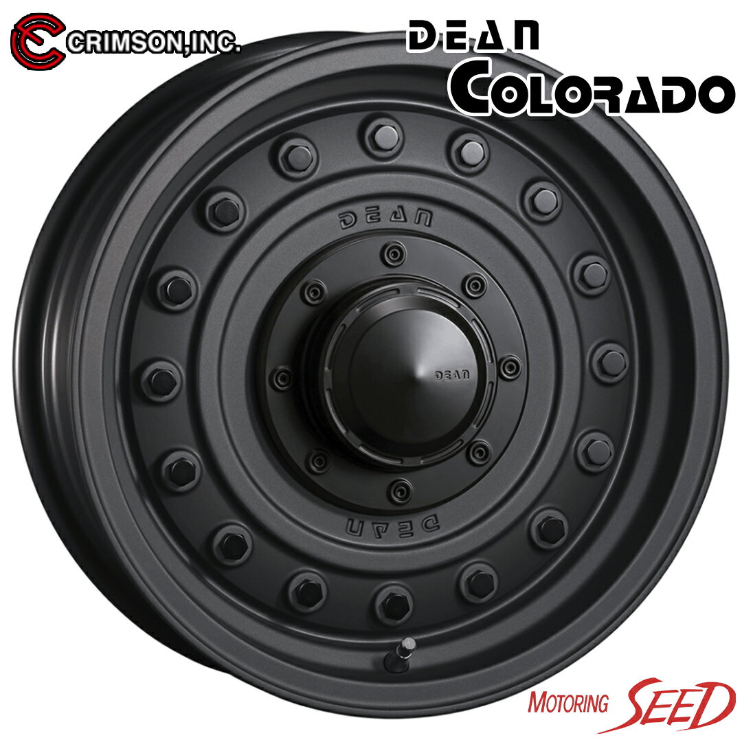 【グランビア等に】CRIMSON DEAN COLORADO 16×6.5J 6H 139.7 +23 × TOYO TRANPATH Lu2 215/65R16 サマータイヤホイール4本セット