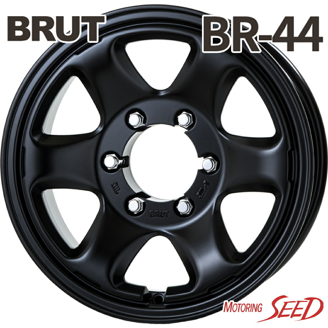 【グランビア等に】BRUT BR-44 16×6.5J 6H 139.7 +25 × PIRELLI POWERGY 215/65R16 サマータイヤホイール4本セット