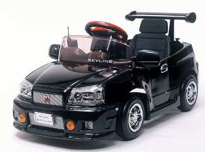 【送料無料】A-KIDS　ペダルカー　R34　スカイライン　GT-R　ブラック　JANコード：4985404015132GT-Rのペダルカーでかっこよく決める！