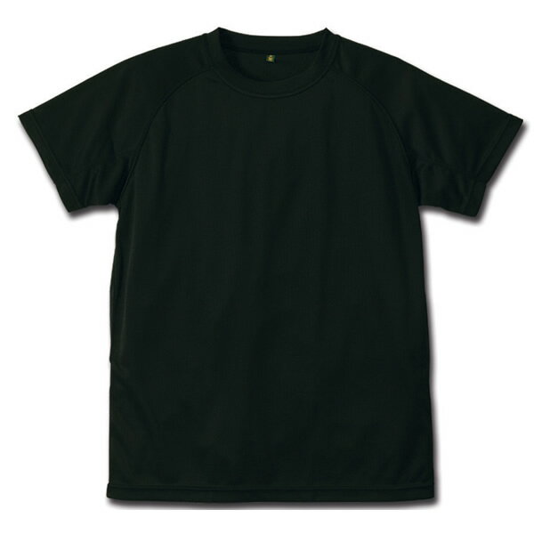 【自衛隊衣料】 クールナイス 半袖Tシャツ 2枚組 6525 クロ