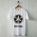 【送料無料】白いTシャツと黒いバイク。「matuba」半袖Tシャツ | カットソー メンズ レディース ホワイト 白 バイカー ライダース おしゃれ ストリート ティーシャツ 綿100% 白tシャツ ストレッチ プリント フライス プリントtシャツ 白ティーシャツ バイクウェア 夏物 夏服