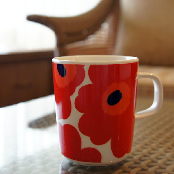 marimekko/マリメッコ　マグカップ　UNIKKO（ウニッコ）/RED