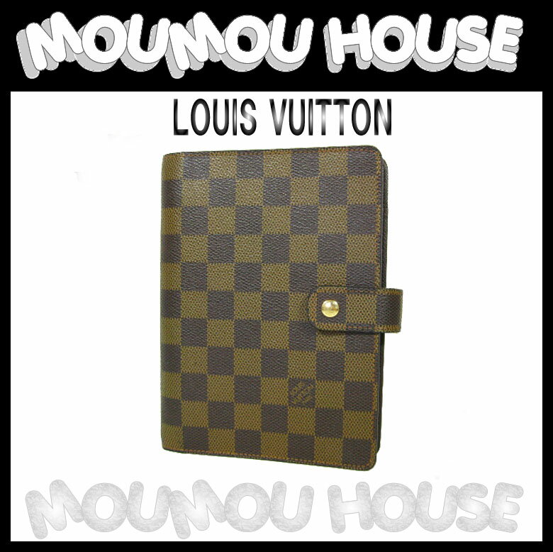 ルイヴィトン　手帳カバー　ルイビトン　LV　レディース■LOUIS VUITTON♪ダミエ■アジェンダMM■システム手帳カバー■R20701♪美品♪【タイムセール】【中古】【モウモウハウス】