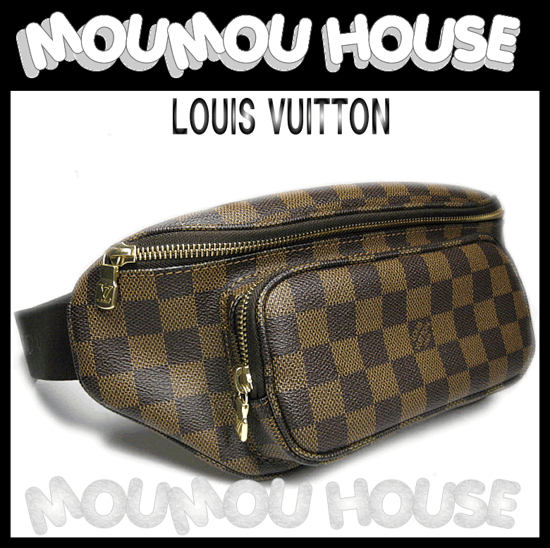 ルイヴィトン　ウエストバッグ　ルイビトン　LV　レディース　メンズ可■LOUIS VUITTON■ダミエ■メルヴィール■ウエストバッグ■N51172■美品♪【曜日セール】【中古】【モウモウハウス】