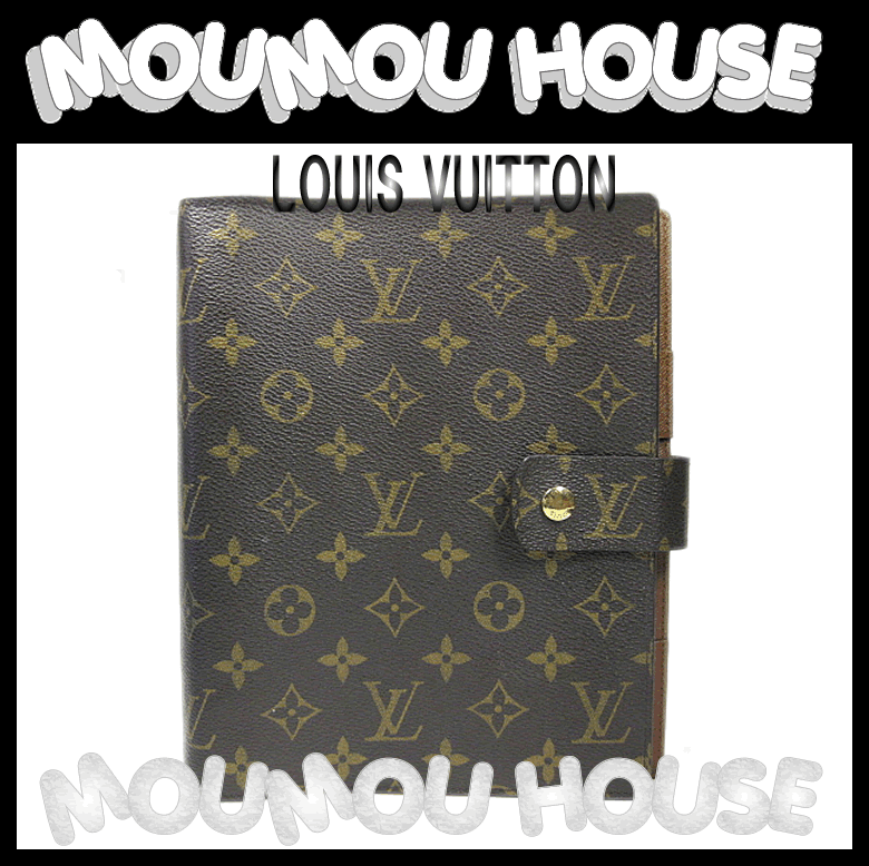 ルイヴィトン　手帳カバー　ルイビトン　LV　ユニセックス■LOUIS VUITTON■モノグラム■アジェンダGM■手帳カバー■R20106■美品♪【曜日セール】【あす楽対応】【中古】【モウモウハウス】カードOK♪社会人の必須アイテムは、機能優先のシステム手帳♪