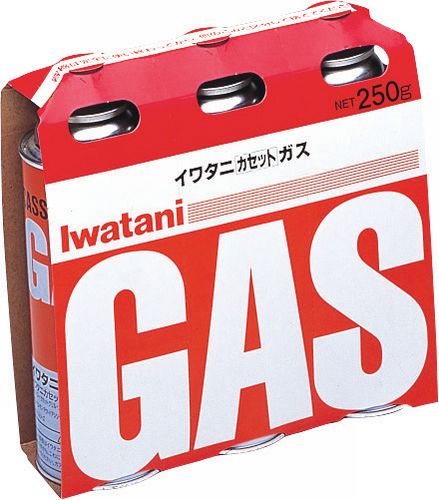 ☆3000円以上送料無料（北海道・沖縄・離島・東北・南九州以外）☆岩谷産業（イワタニ） カセットガスボンベ3P CB-250-OR