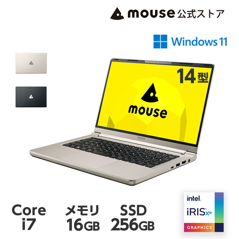 【ポイント5倍！】mouse F4-I7I01 [ Windows 11 ] 14型 Core i7-1260P 16GB メモリ 256GB SSD <strong>ノートパソコン</strong> 新品 <strong>マウスコンピューター</strong> PC おすすめ