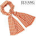 【送料無料】ELVANG ベビーアルパカ100%マフラー PEPITA(30×200)【ベージュ/ウォーターメロン】正規販売店《ギフト対応OK》遅れてごめんね 敬老の日