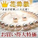 【花珠落ち】アコヤ真珠ネックレスセット (1)イヤリング (2)ピアス 入学式卒業式の