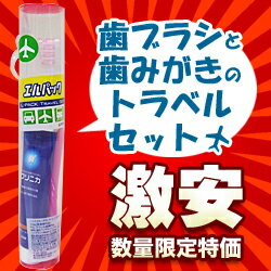 なんと！あの【ライオン】ハミガキのエルパック「トラベルセット」が数量限定で激安特価！