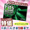 なんと！大好評の あの“味が40分長続きするガム”【ロッテ】の「Fit's LINK（オリジナルミント）」旧バージョン特価品が、いよいよ在庫限り！※お一人様5個まで！