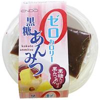 4500円（税抜）上お買上で送料無料！遠藤製餡【ゼロカロリー黒糖あんみつ】170g×6個入り長期保存可能♪ 【マラソン201207_食品】