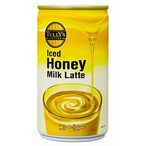 伊藤園TULLY'SCOFFEE Iced Honey Milk Latte タリーズコーヒーハニーミルクラテ 缶170ml×30本入＜1本当たり108円＞