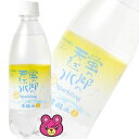 友桝飲料 国産天然水炭酸水使用 蛍の郷の天然水 スパークリング レモン PET 500ml×24本入 無糖強炭酸水 クラブソーダ