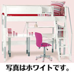 ◆フレクサ家具専門店（FLEXA）【子供用家具】◆【最大5％OFF・3万以上で送料無料・10回まで分割無料！】ハイスリーパー スラントラダー クリアー（HILBERT-13/ハンドルカラー：パール系）子供 キッズ ジュニア チャイルド