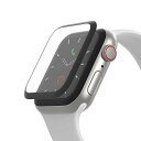 Belkin Apple Watch 保護ガラスフィルム 40mm Series 6 / 5 / 4 / SE 対応 SCREENFORCE TrueClear Curve OVG001ZZBLK-A