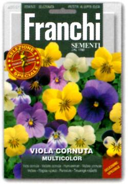 【イタリアの草花の種】　FRANCHI社ビオラ　多色...:mrsliving:10005660