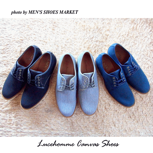 Lucehomme Canvas Casual Lace-up Shoes【RCP】ブラチ…...:ms-shoe:10001182