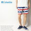 【Columbia コロンビア】 ハーフパンツ ショートパンツ ショーツ 水着 海パン スイムショーツ 星条旗 men's メンズ 国内正規品 インポート ブランド 海外ブランド アウトドアブランド AE0146