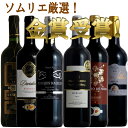 ソムリエ厳選 全て金賞受賞!フランス・スペインのコク旨産地!コク旨品種を網羅!スペシャルワイン6本セット r-41014 ギフト プレゼント ワイン 金賞 赤ワイン 金賞 750ML あす楽
