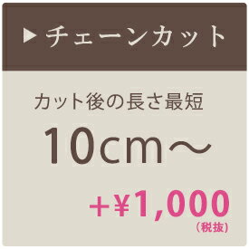 シャンデリア チェーンカット 【最短10cm】加工 チェーン加工 短く調整...:mu-ra:10000098