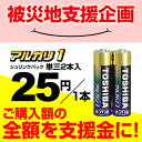 東芝 アルカリ単3形乾電池「アルカリ1」（単三2本入・シュリンクパック）LR6AG 2KPトランシーバー・インカムに最適