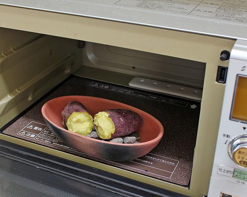 万古焼(萬古焼) 電子レンジで簡単！石焼き芋鍋 (専用石付)[日本製] 専用の石を追加で購…...:mugen-tobo:10002398