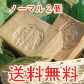 アレッポの石鹸 ノーマル【2個】　200g×2個　（顔・全身などに使える石鹸）